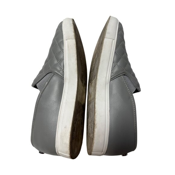 Steve Madden Womens Gray Quilted Slip-On Sneakers Size 10M - Picture 9 of 15